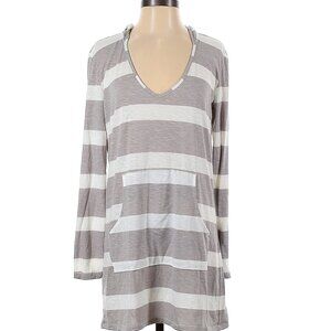 Merona Women’s Gray and White Casual Top, Size S